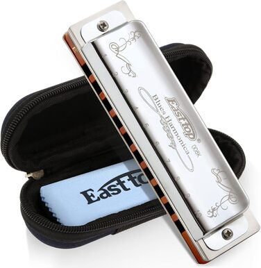 Гармоніка блюз East Top Diatonic 008K (E) - 10 отворів, 20 тонів, для дорослих, професіоналів та студентів