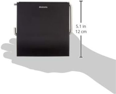 Тримач для туалетного паперу Classic (матовий чорний)