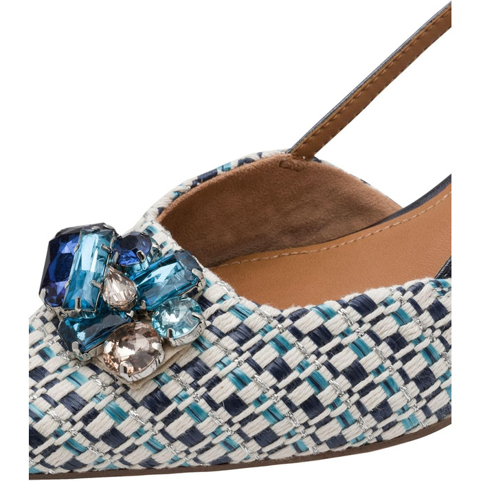 Туфлі жіночі Tamaris Slingpumps 1-29512-46 сині комбіновані, розмір 39 EU