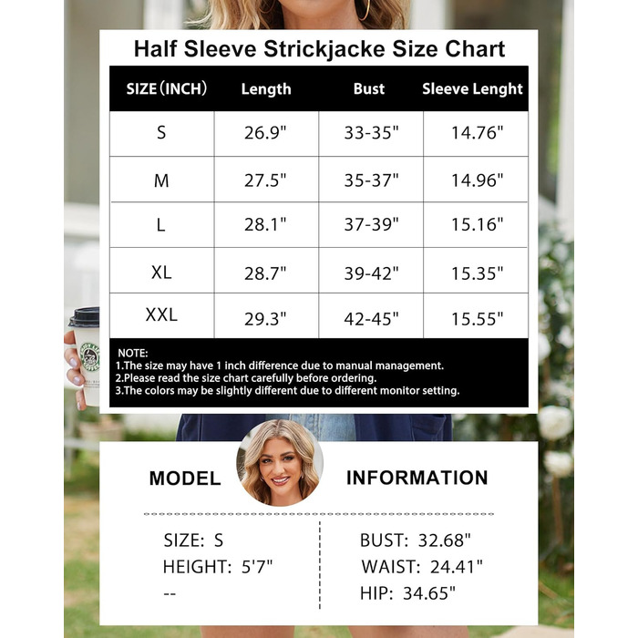 Жакет VOTEPRETTY для жінок, в'язаний кардиган, літній, короткий, круглий виріз, без рукавів, з ґудзиками (Білий-3143, M)