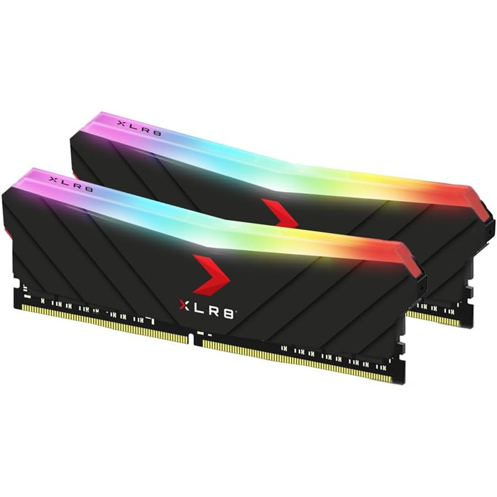 PNY XLR8 Gaming Epic 32GB (2x16GB) DDR4 3200MHz Оперативна пам'ять для ПК RGB Чорний