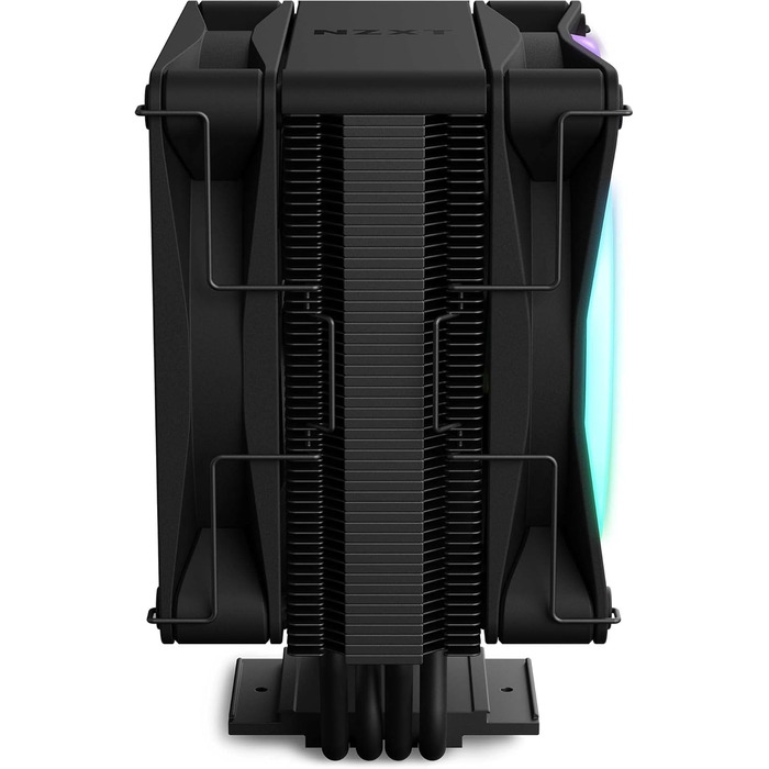 NZXT T120 - Кулер для процесора з 120мм вентилятором, білий. 4 теплові трубки, підтримка Intel/AMD, можливість встановлення 2 вентиляторів