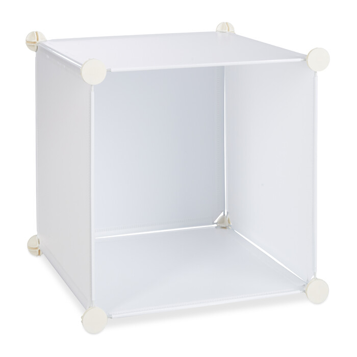 Relaxdays Plastic Storage Shelf with 16 Compartments