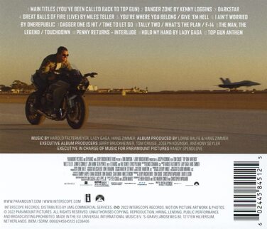 Top Gun: Maverick (Топ Ган: Меверік) – Вінілова платівка (LP) – Білий колір
