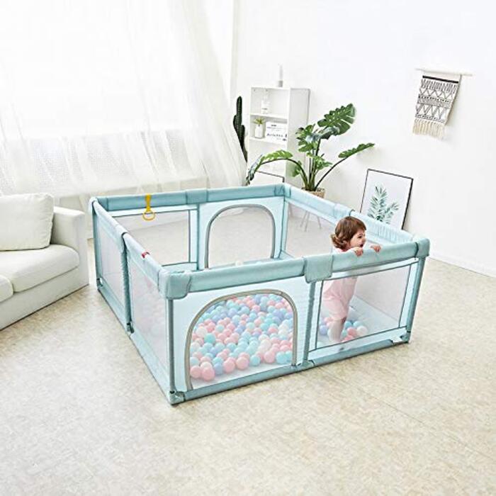 Манеж Star Ibaby Oxford XL для немовлят, ультралегкий, сірий