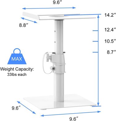 Підставка для колонок Suptek, 2 шт., чорний колір, SDM003MB (SDM001TW)