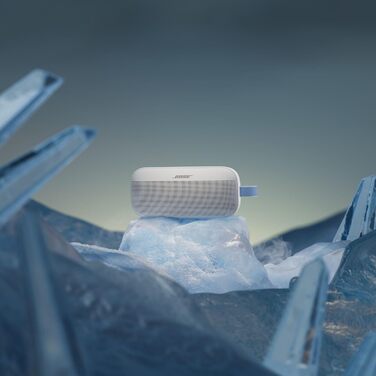 Bose SoundLink Flex 2: Водонепроникна Bluetooth колонка для подорожей, 12 год роботи, мікрофон (Небесно-сірий)