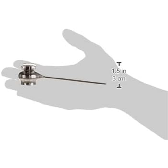 Alessi Candle Snuffer, Porcelain, Silver, One Size