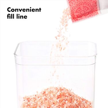 Набір контейнерів OXO Good Grips Pop, 5 шт., пластик, білий - для зберігання продуктів