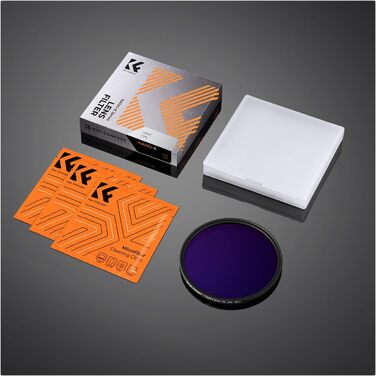 Поляризаційний фільтр K&F Concept 58mm для об'єктивів фото- та відеокамер - CPL фільтр, оптичне скло та алюміній