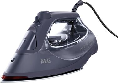 Праска AEG DB 1740LG: потужність 2400 Вт, 110 г/хв, керамічна підошва, антинакип, 250 мл, 2 м, серія 6000, зелено-білий колір