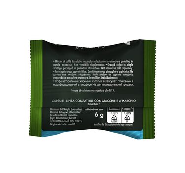 Кава в капсулах Caffè Borbone Rote Mischung (декафеїнація), сумісна з кавомашинами Bialetti, 100 шт