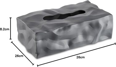 Essey Cosmetic Tissue Box Wipy Cube II, rectangular napkin dispenser, design tissue box