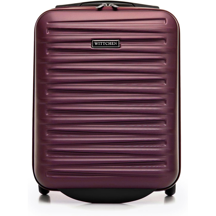 WITTCHEN Skyspeed Line: Великий валіза на колесах з ABS, для подорожей, з комбінаційним замком та телескопічною ручкою, 4 колеса, підходить для Lufthansa/Eurowings/Ryanair/Condor, колір каштанового дерева