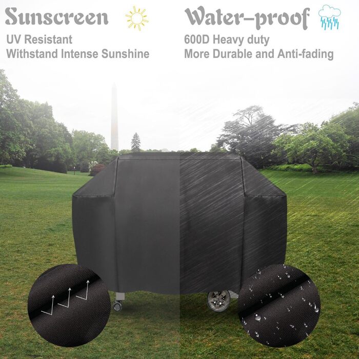Чохол для гриля Onlyfire для Weber Genesis II 300, водонепроникний, захист від вигорання