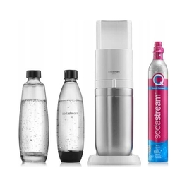 Сифон для газування води SodaStream Duo, Білий + 2 пляшки для напоїв