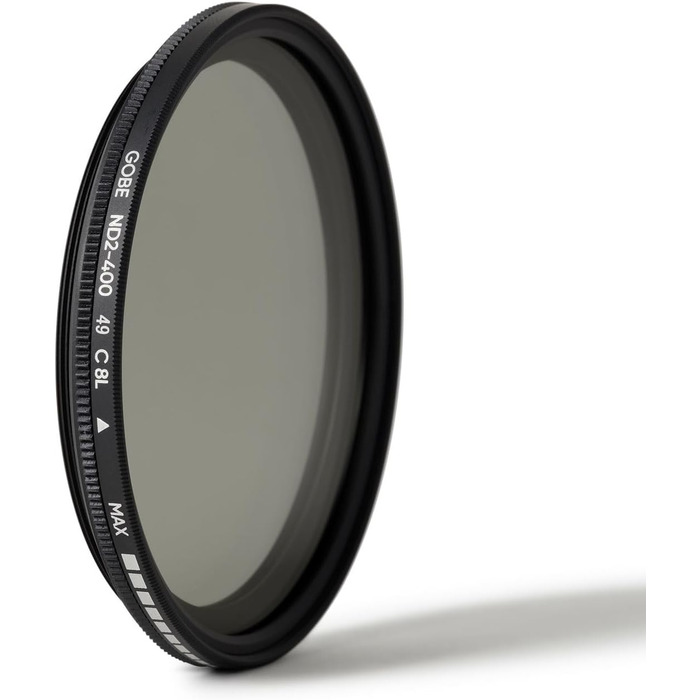Гобе NDX 49mm Variabler Графільтр ND2-400 ND Filter (1Peak) Чорний