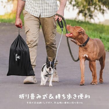 Pawaboo Забіг для цуценят Extra Large, портативний вольєр для тварин, переноска для собак та котів, вольєр для собак, посилений каркас з ПВХ, великий, L-91×61×61CM (M-81x61x61CM, чорний/сірий)