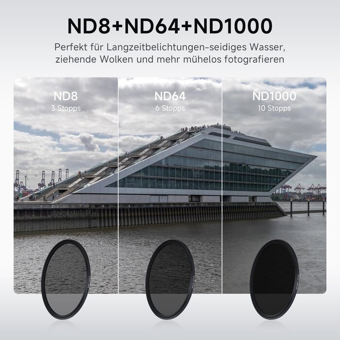 Фільтр ND Rollei F:X Pro Magnetic 77mm (CPL, ND8, ND64, ND1000) - набір магнітних сірих фільтрів для довгої експозиції