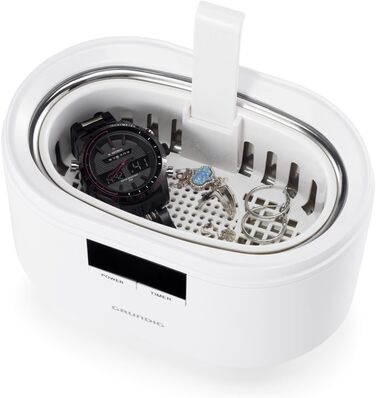 Ультразвуковий очищувач Grundig UC 6620 з таймером, 500 мл, 50 Вт, білий