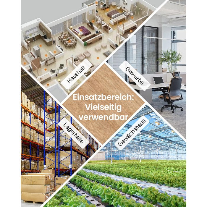 Зволожувач повітря для великих приміщень 20L, теплий та холодний туман, зволожувач до 280м², 360° ультразвуковий зволожувач, для спальні/вітальні/офісу/рослин/комерційного використання, чорний