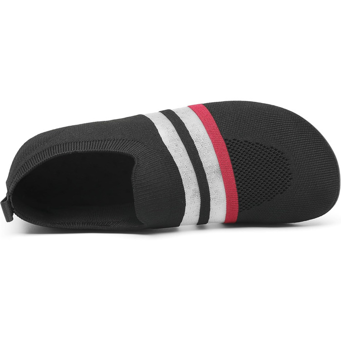 Домашні тапочки для жінок та чоловіків, для ходьби босоніж, в'язані шкарпетки, зручні тапочки для подорожей (38/39.5 EU, Чорний)