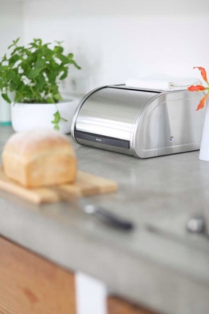 Контейнер для хліба Brabantia, односекційний, сірий сталевий