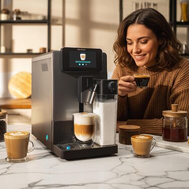 Кавомашина автоматична Cecotec Cremmaet Latte Art 1500W 19 Бар: Еспресо, капучино, лате та інше