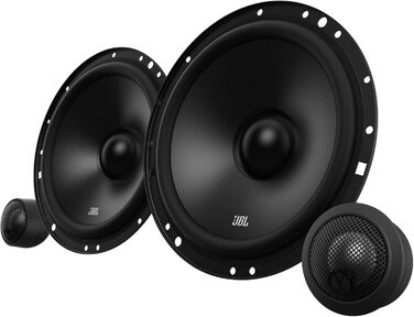 Автомобільна акустика JBL Stage1 601C 200 Вт, компонентна система 2-смугова, динаміки 16-17 см, твіттер, чорна, Harman Kardon