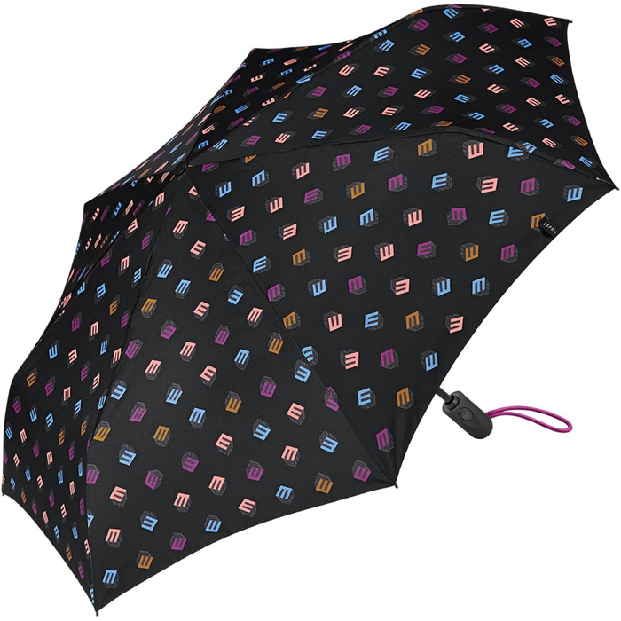 Жіноча парасолька ESPRIT Easymatic з автоматичним відкриванням - Butterfly kiss (чорний)