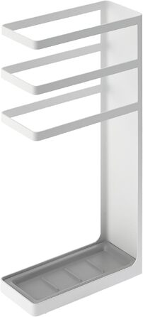 Підставка для парасольок YAMAZAKI на 3 рівня, сталева, біла, 23 x 10.5 x 45 см