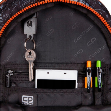 Багатофункціональний шкільний рюкзак CoolPack, багатоколірний, 21 л