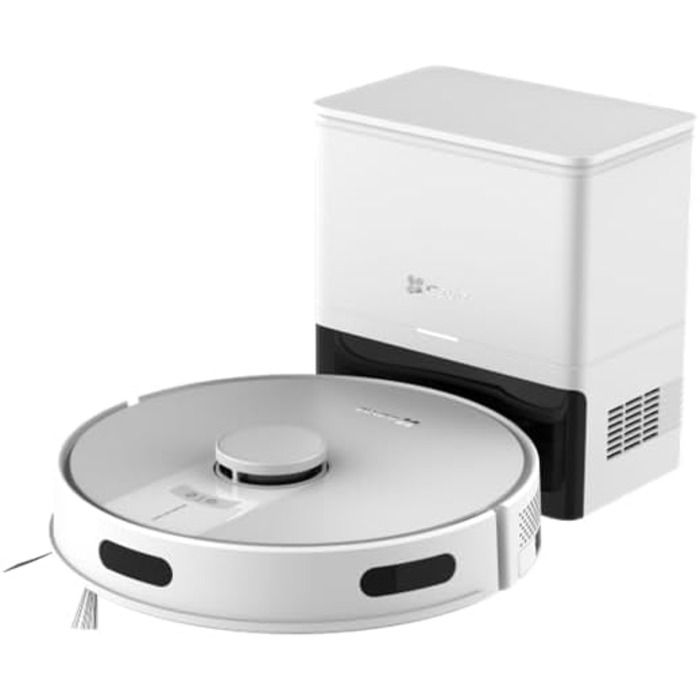 EZVIZ RE4C Plus: Робот-пилосос 3-в-1 з автоматичним очищенням, WiFi, LiDAR, 4000 Pa, керування через APP/Alexa/Google