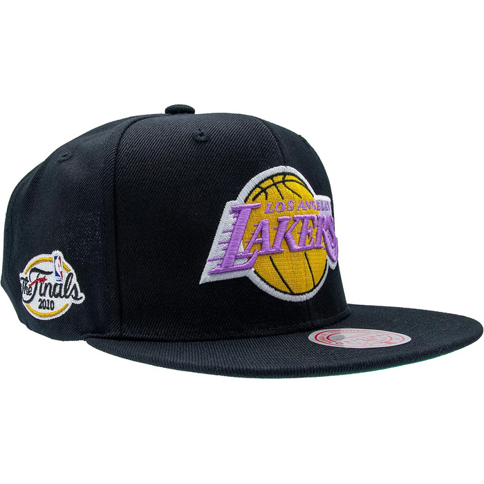 Кепка-снэпбек Mitchell & Ness NBA Top Spot Los Angeles Lakers, чорна, універсальний розмір