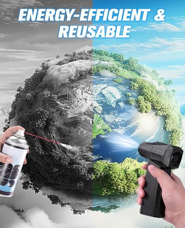 Електричний повітряний пилосос: акумуляторний міні-пилосос з компресором, 130 000 об/хв для дому, авто та офісу (X11)