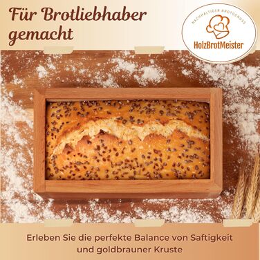 Дерев'яна форма для випікання хліба Wave Brands HOLZBROTMEISTER, до 1 кг, натуральна