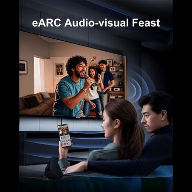 HDMI 2.1 Кабель 1м, 16K HDMI, 96Gbit/s, Підтримка 16K 60Hz, 8K 60Hz, 4K 240Hz, сумісний з PS5/4, Fire TV, ноутбук, ПК