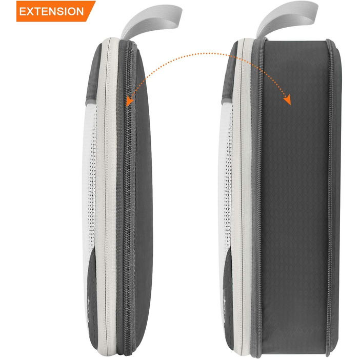 Органайзери для валізи Gonex (6 шт.) - набір кубиків для пакування, зелені