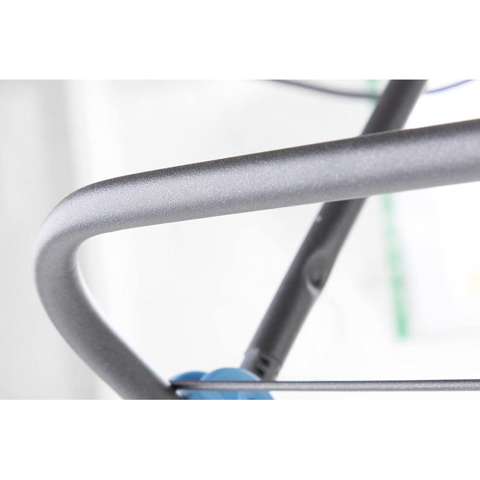 Сушарка для білизни Minky Trio Concertina Plus, 21 м сушильної площі, хром, блакитно-срібляста