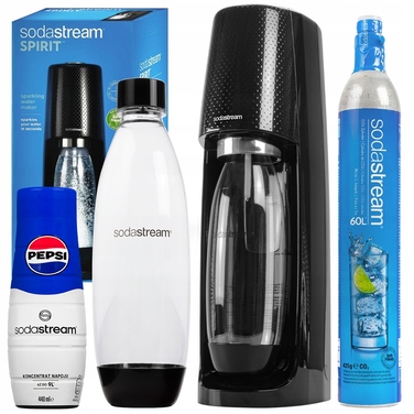 Набір сифонатувача SodaStream Spirit Easy з однією пляшкою та сиропом Pepsi