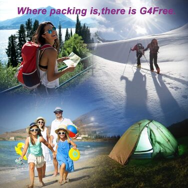 Органайзери для валізи G4Free: набір кубиків для подорожей (3/6/7 шт.)