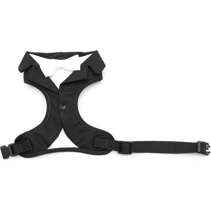 Нашийник для собак Croci Ceremony з дзвіночком для обручок, регульований, білий (чорний, L)