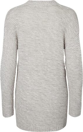 Жіноча в'язана кофта Vero Moda VMNO, світло-сірий меланж