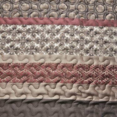 Комплект постільної білизни Madison Park Princeton: ковдра, покривало, наволочки, декоративна подушка, блакитний, Full/Queen (90'x90'), 5 предметів