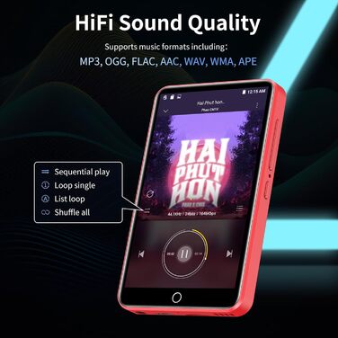 MP3 плеєр 80GB з Bluetooth та WiFi, 4.0