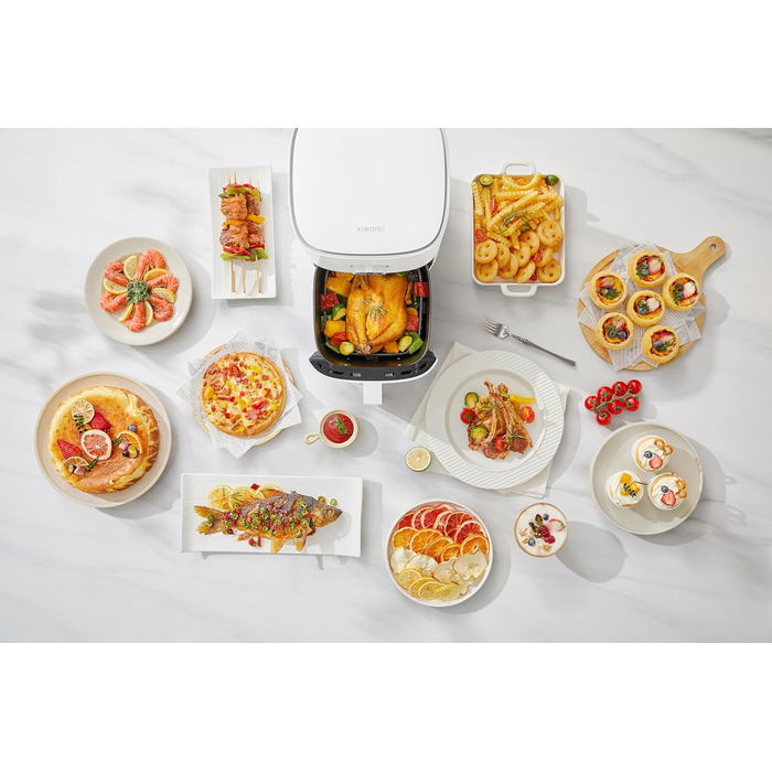 Фритюрниця Xiaomi Smart Air Fryer 4.5 л, біла, розумна, електрична