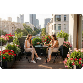 Садове крісло Sofotel, метал, чорне