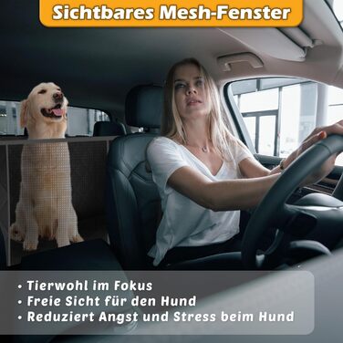 INNOVEST Захисний килимок для авто для собак - захист заднього сидіння, килимок у багажник, для подорожей та транспортування