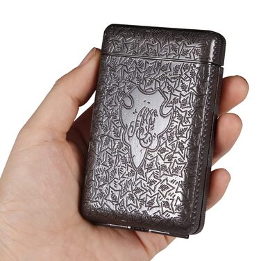 Металеве тютюноприладдя Peaky Blinders для 14 сигарет, чорне. Елегантний дизайн, преміум-якість.