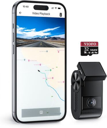 VIOFO VS1 2K Mini Dash Cam: Автомобільний відеореєстратор з GPS, HDR, Wi-Fi, 32GB, STARVIS 2 Sensor